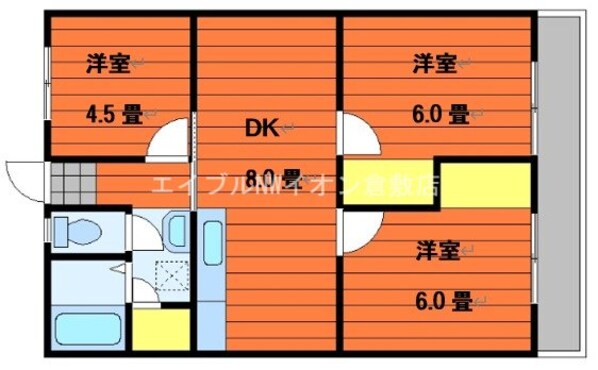 大建アーバンハイツの物件間取画像